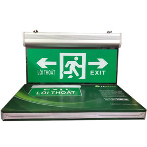 Đèn exit chỉ dẫn thoát hiểm 2 hướng VIN-TH-099