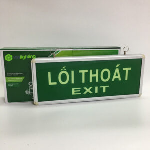 Đèn exit 1 mặt chỉ dẫn thoát hiểm DEN-TH-99